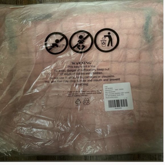 Free People Quilted Carryall Pink Ballet Slipper - FACTORY SEALED - Picture 5 of 11